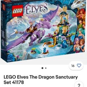 Lego set elves 41178 the dragon sanctuary